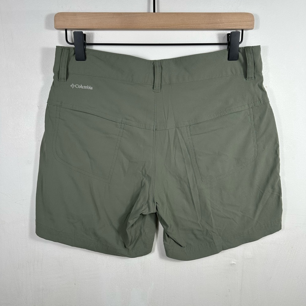 Columbia Women's Olive Green Performance Shorts - Picture 3 of 10